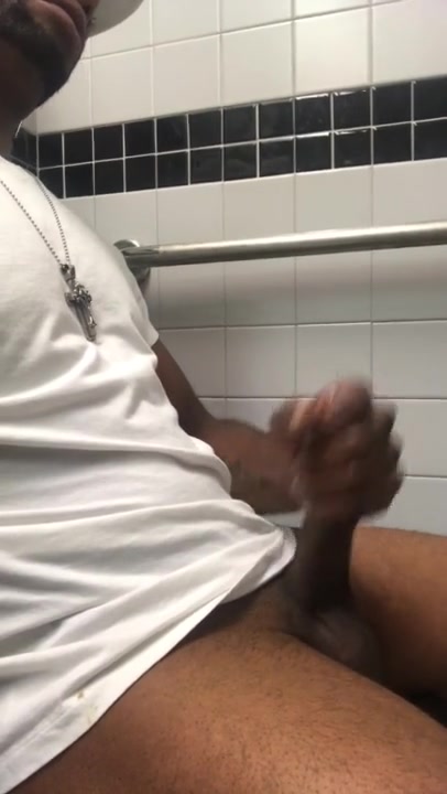 Almost Caught in Public Restroom Gay Porn